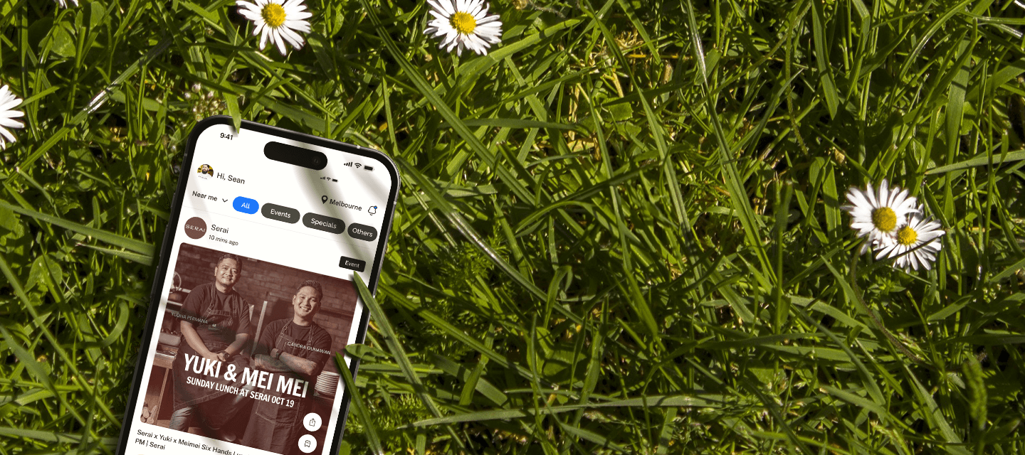 App banner background